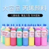500ml large bottle of acrylic paint, diy acrylic graffiti plaster doll paint, night market street stall art supplies paint Specification image
